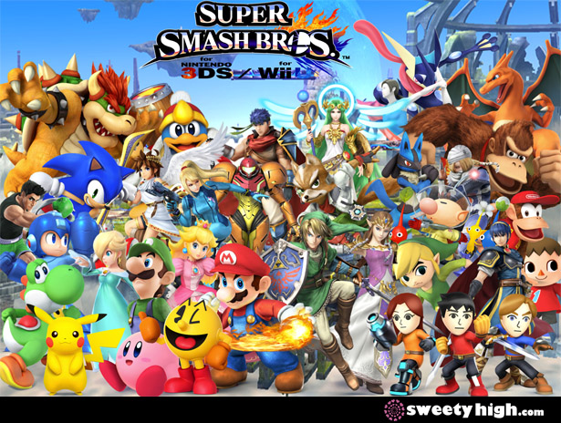 super smash bros 3ds games