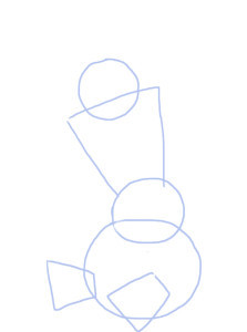 learn to draw frozens olaf the snowman step by step