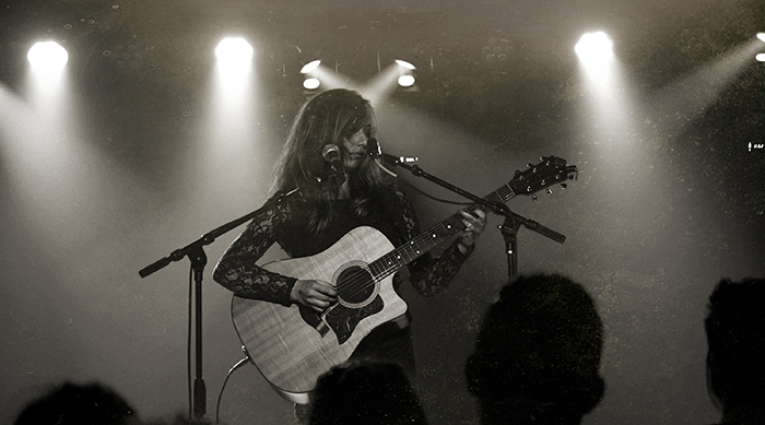 Hailey Knox performing live on stage