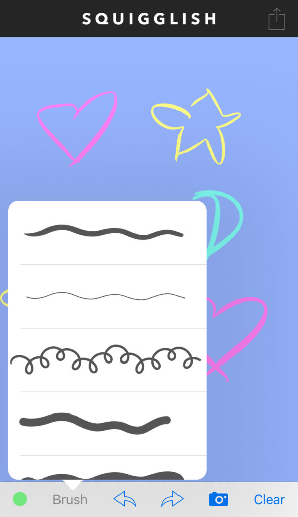 Line Drawing App : Review of squigglish ios moving line drawing app