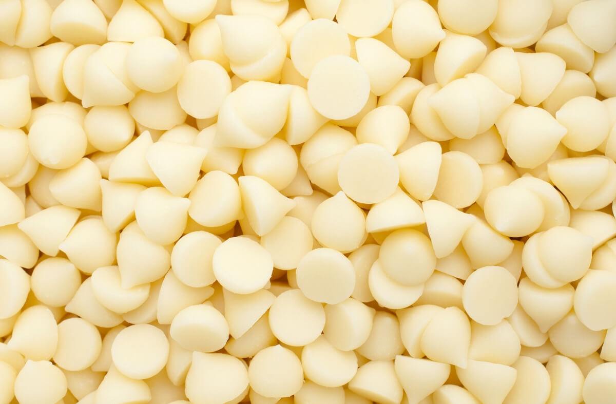 Shutterstock: White chocolate chips