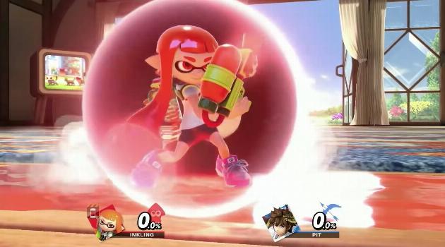 Super Smash Bros. Ultimate: Inkling Girl shield