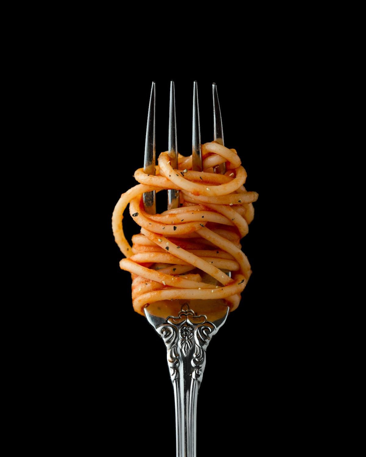 Unsplash: Fork twisted with spaghetti