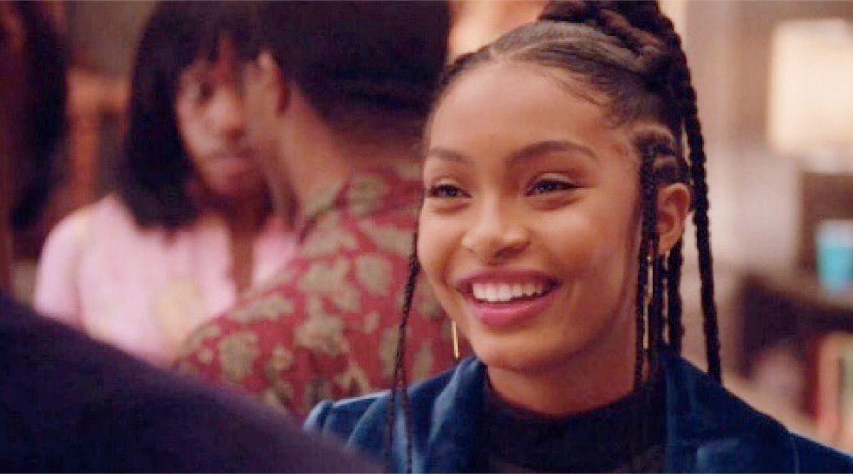 Zoey Smiling in Grown-ish