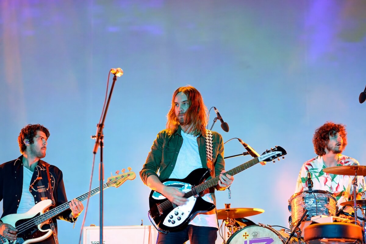 Shutterstock: BARCELONA - JUN 2: Tame Impala (psychedelic band) perform in concert at Primavera Sound 2016 Festival on June 2, 2016 in Barcelona, Spain.