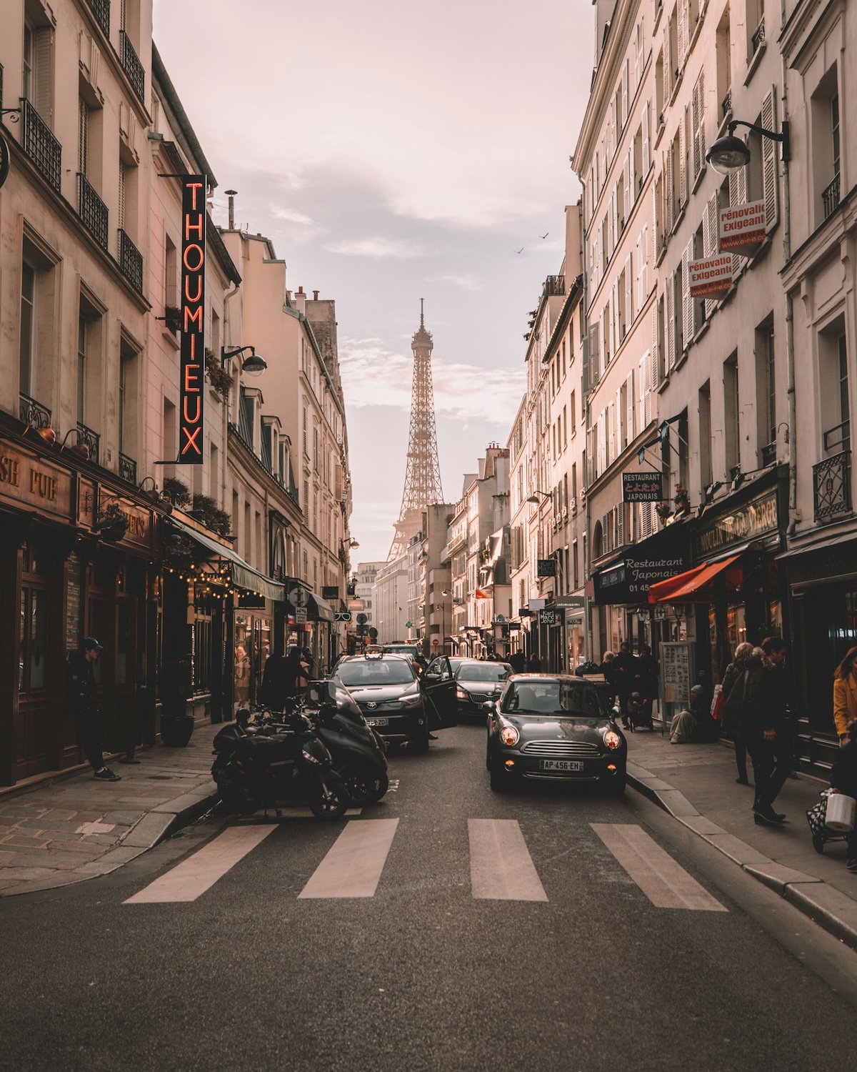 Unsplash: Street view in Paris by earth