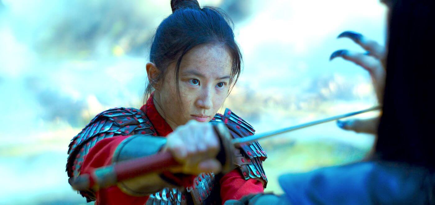 Mulan: Live action movie Hua Mulan with sword