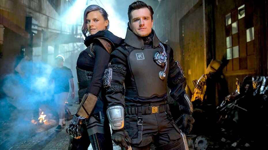 Future Man: Eliza Coupe and Josh Hutcherson