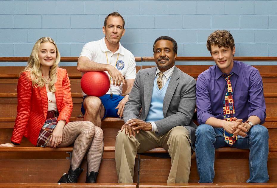Schooled: Cast in bleachers