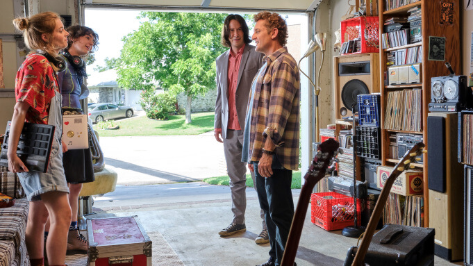 Bill & Ted Face the Music with daughters