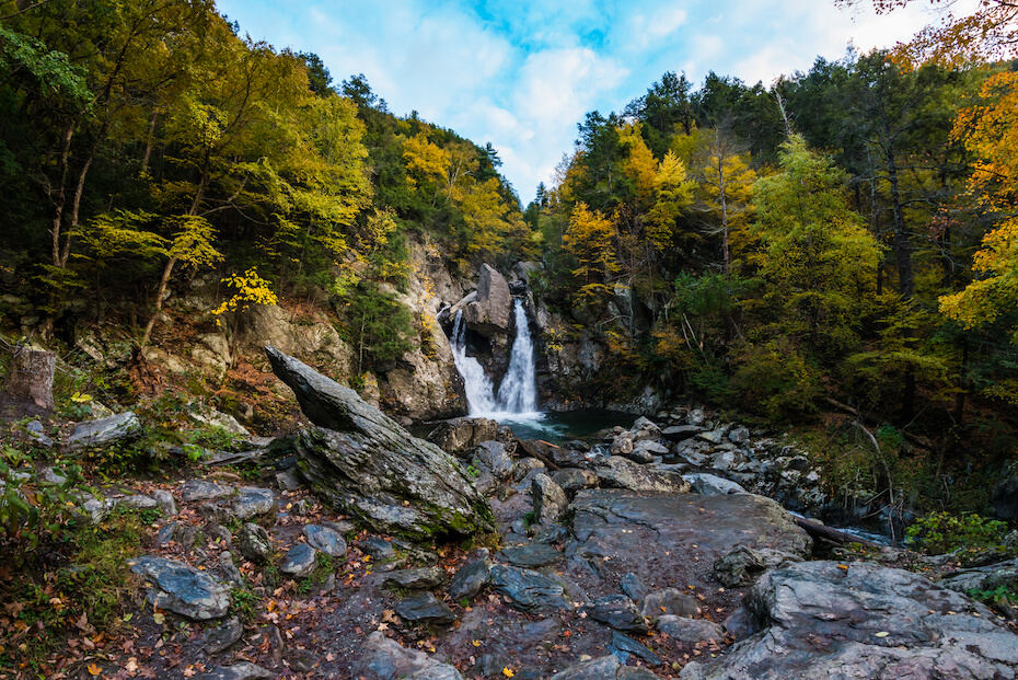 Shutterstock: Bish Bash Falls, Massachusetts