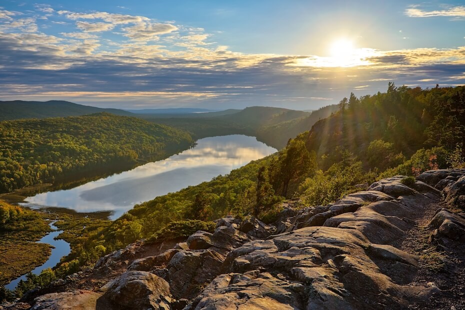 Shutterstock: Porcupine Mountains State Park, Michigan