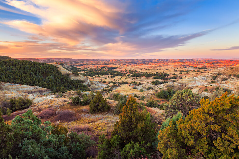 Shutterstock: Theodore Roosevelt National Park, North Dakota