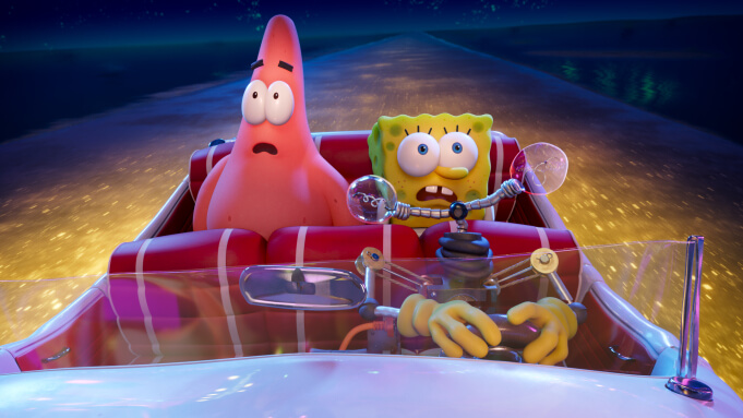 SpongeBob SquarePants: Sponge on the Run SpongeBob and Patrick in boat