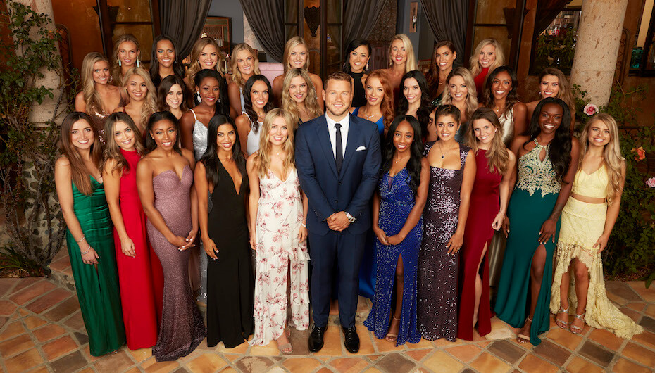 THE BACHELOR - "Episode 2301" - What does a pageant star who calls herself the "hot-mess express," a confident Nigerian beauty with a loud-and-proud personality,; a deceptively bubbly spitfire who is hiding a dark family secret, a California beach blonde who has a secret that ironically may make her the Bachelors perfect match, and a lovable phlebotomist all have in common? Theyre all on the hunt for love with Colton Underwood when the 23rd edition of ABCs hit romance reality series "The Bachelor" premieres with a live, three-hour special on MONDAY, JAN. 7 (8:00-11:00 p.m. EST), on The ABC Television Network. FRONT: NICOLE. CAITLIN, ANGELIQUE, KATIE, CASSIE, COLTON UNDERWOOD, COURTNEY, KIRPA, ALEX D.TAHZJUAN, DEMI MIDDLE: HANNAH G, REVIAN, JANE, ONYEKA, TRACY, NINA, ELYSE, LAURA, ERIN, TAYSHIA, CAELYNN REAR: BRIANNA, DEVIN, HANNAH B, ANNIE, ERIKA, SYDNEY, HEATHER, ALEX B,
