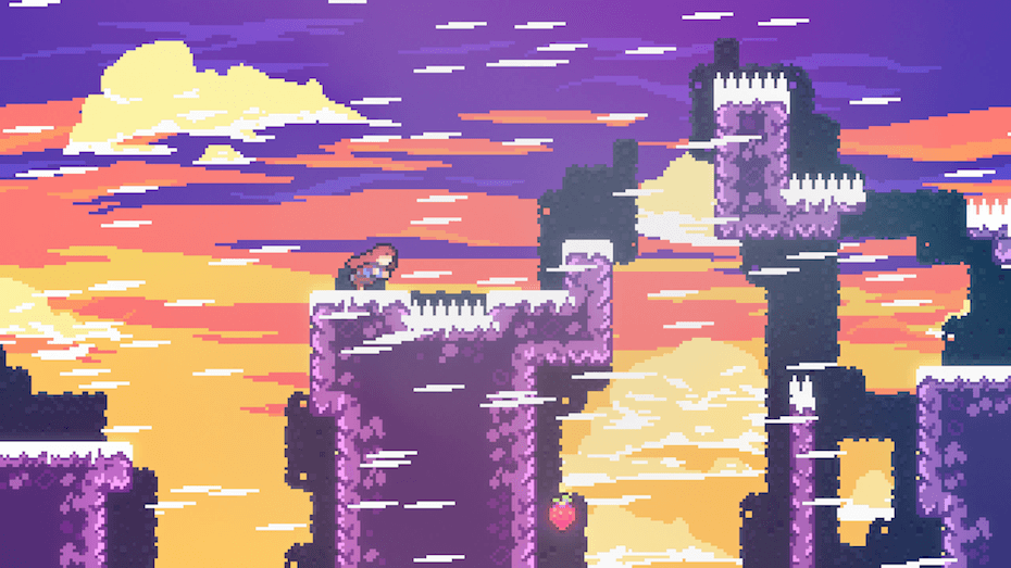 Celeste: Sunset platforming