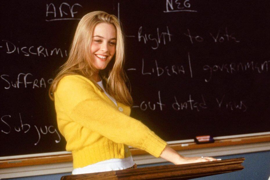 Clueless: Cher debate scene