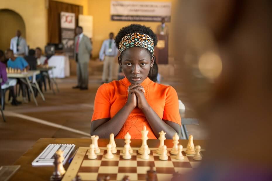 Queen of Katwe: Phiona Mutesi playing chess