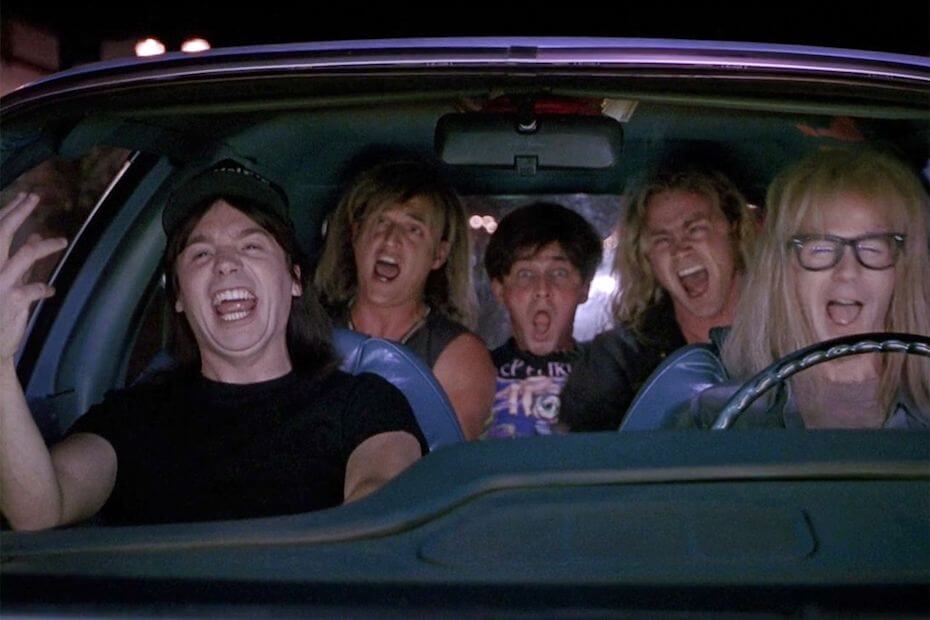 Wayne's World: Bohemian Rhapsody car scene