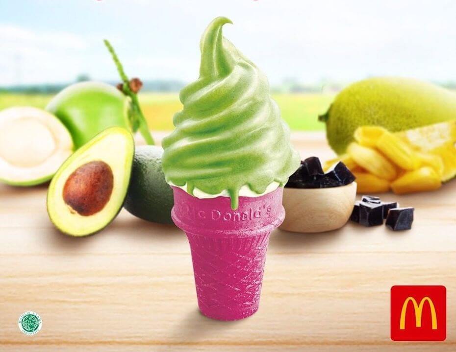 Instagram @mcdonaldsid es teler cone top