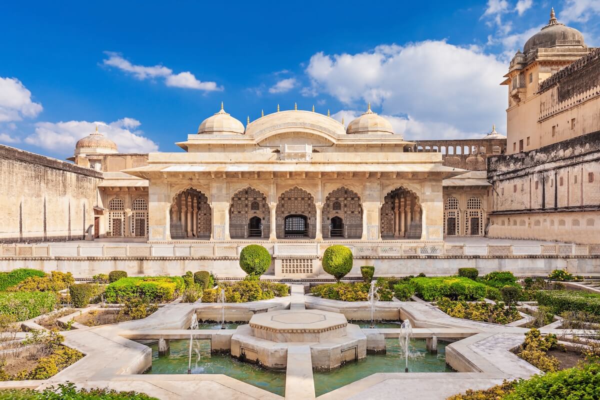 Shutterstock: Inside Amer Fort, Jaipur. Amer Fort is one of the major tourist attractions in India.