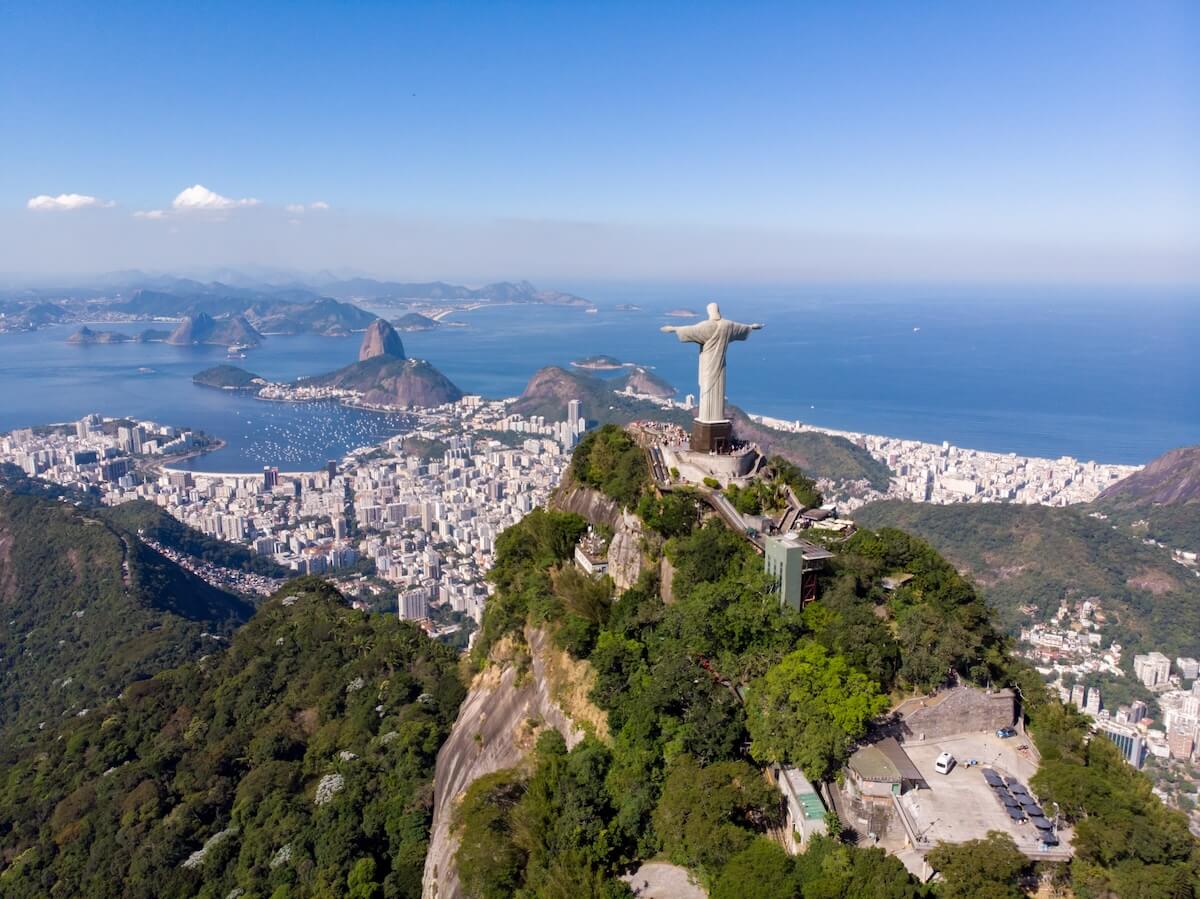 Shutterstock: Aerial photo at Rio de Janeiro