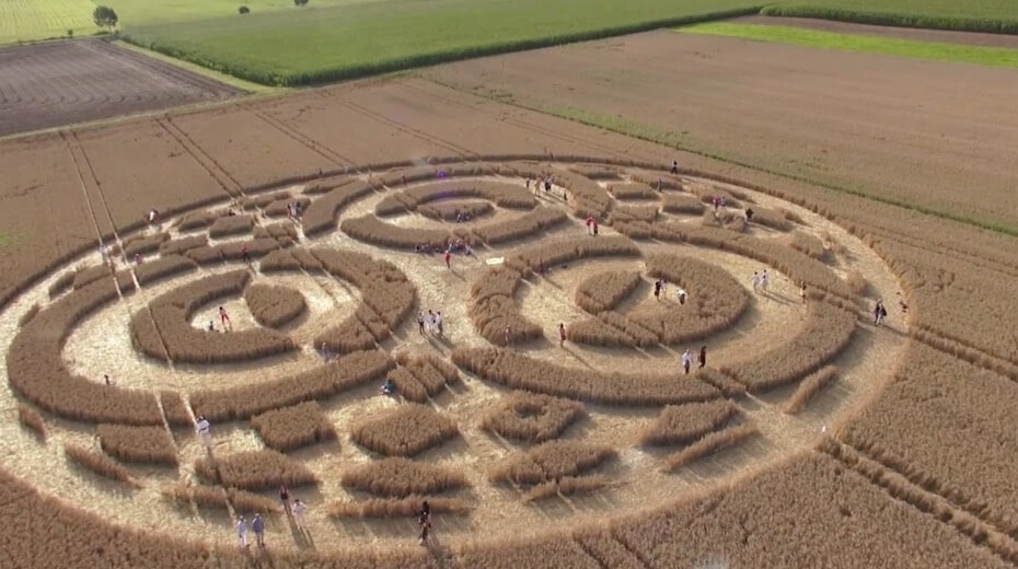 youtube asctecvideos raisting crop circle