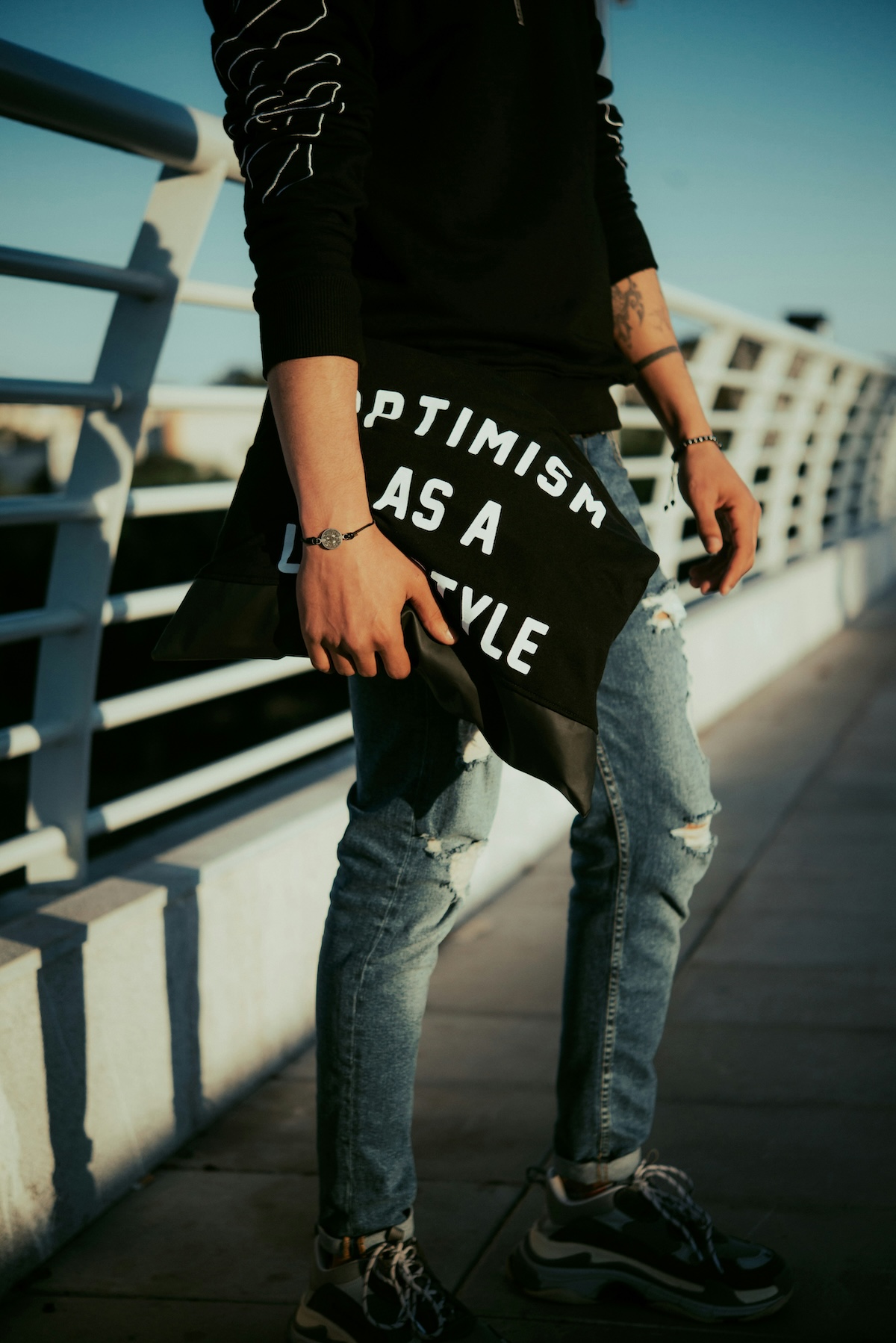 Unsplash: Optimism is a lifestyle bag
