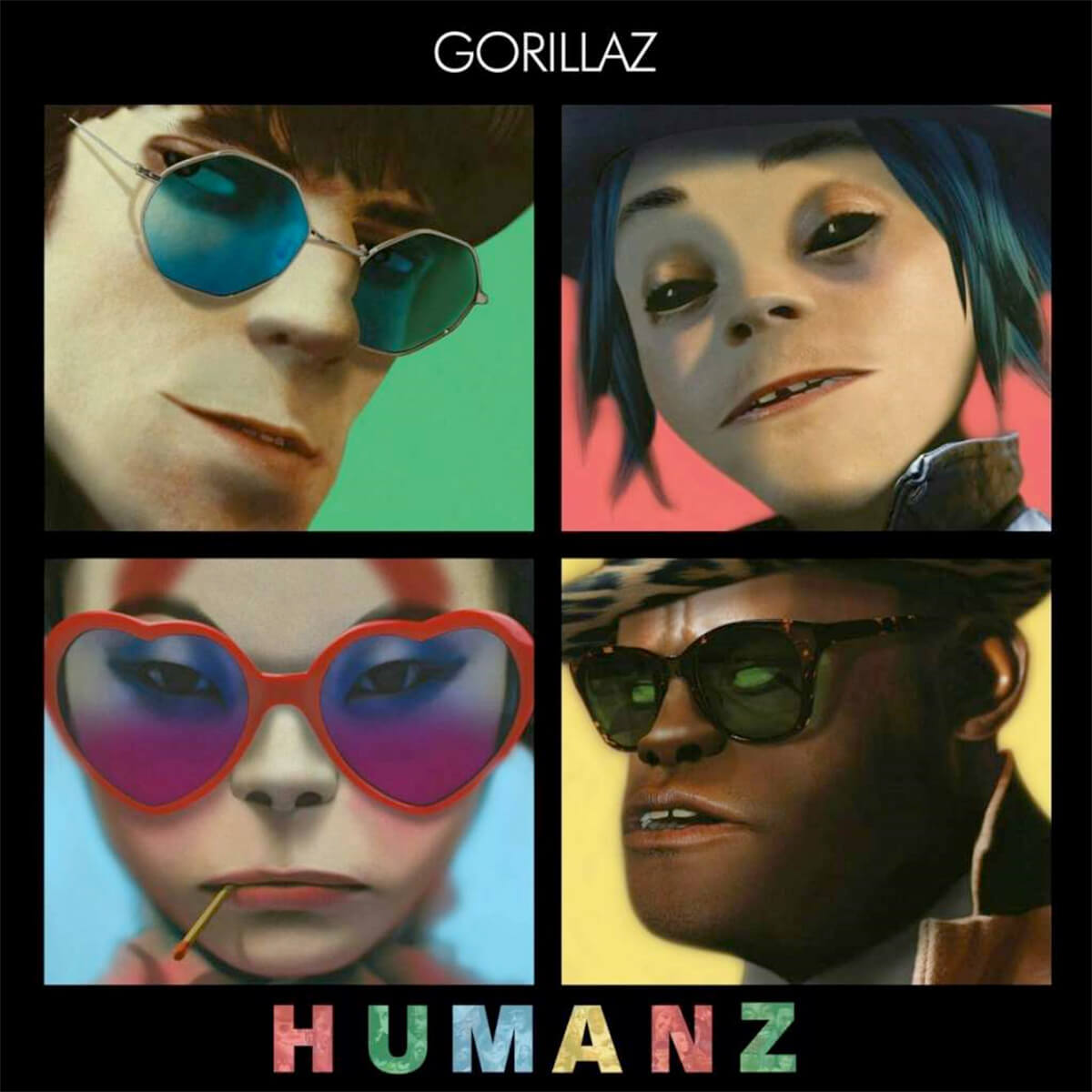 Gorillaz Humanz album cover