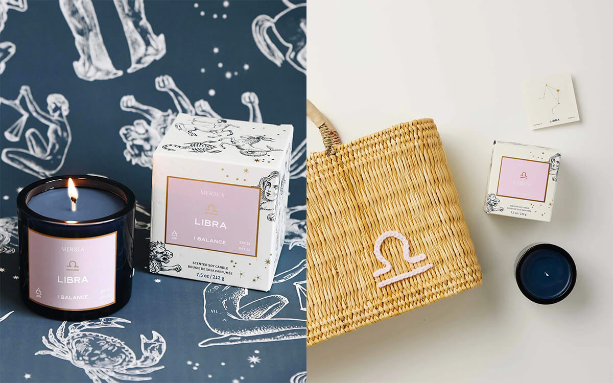 Mersea Libra Zodiac Candle