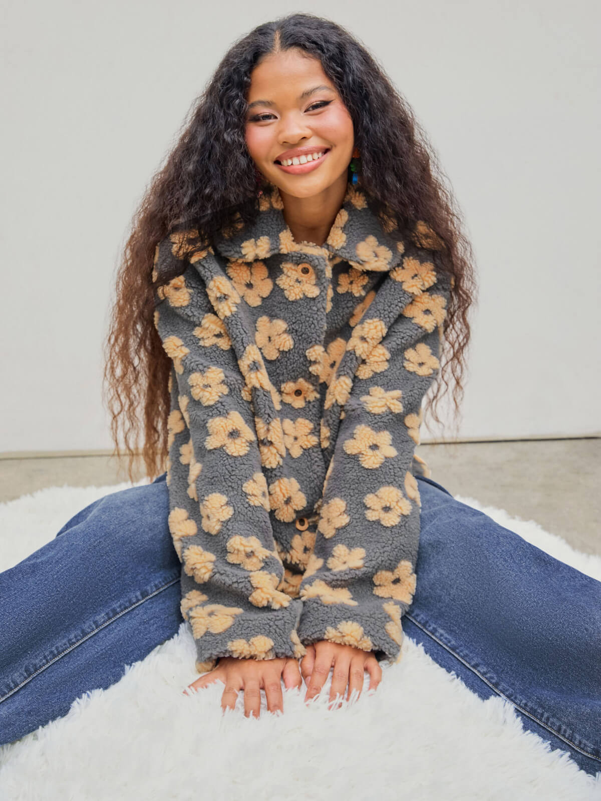 cider sounds blossom floral coat