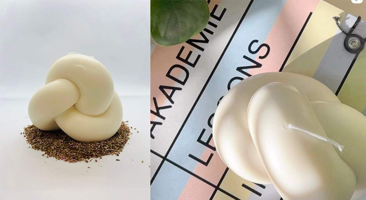 Nooked Biggie Knot Candle