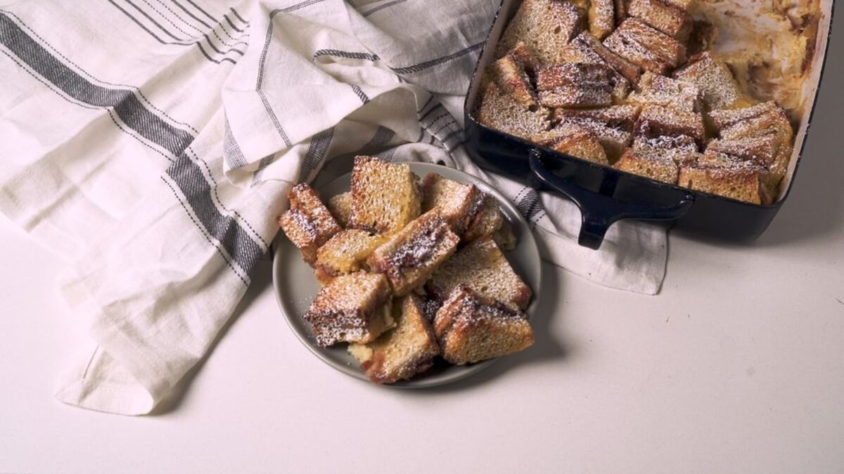pb and j bread pudding recipe delish