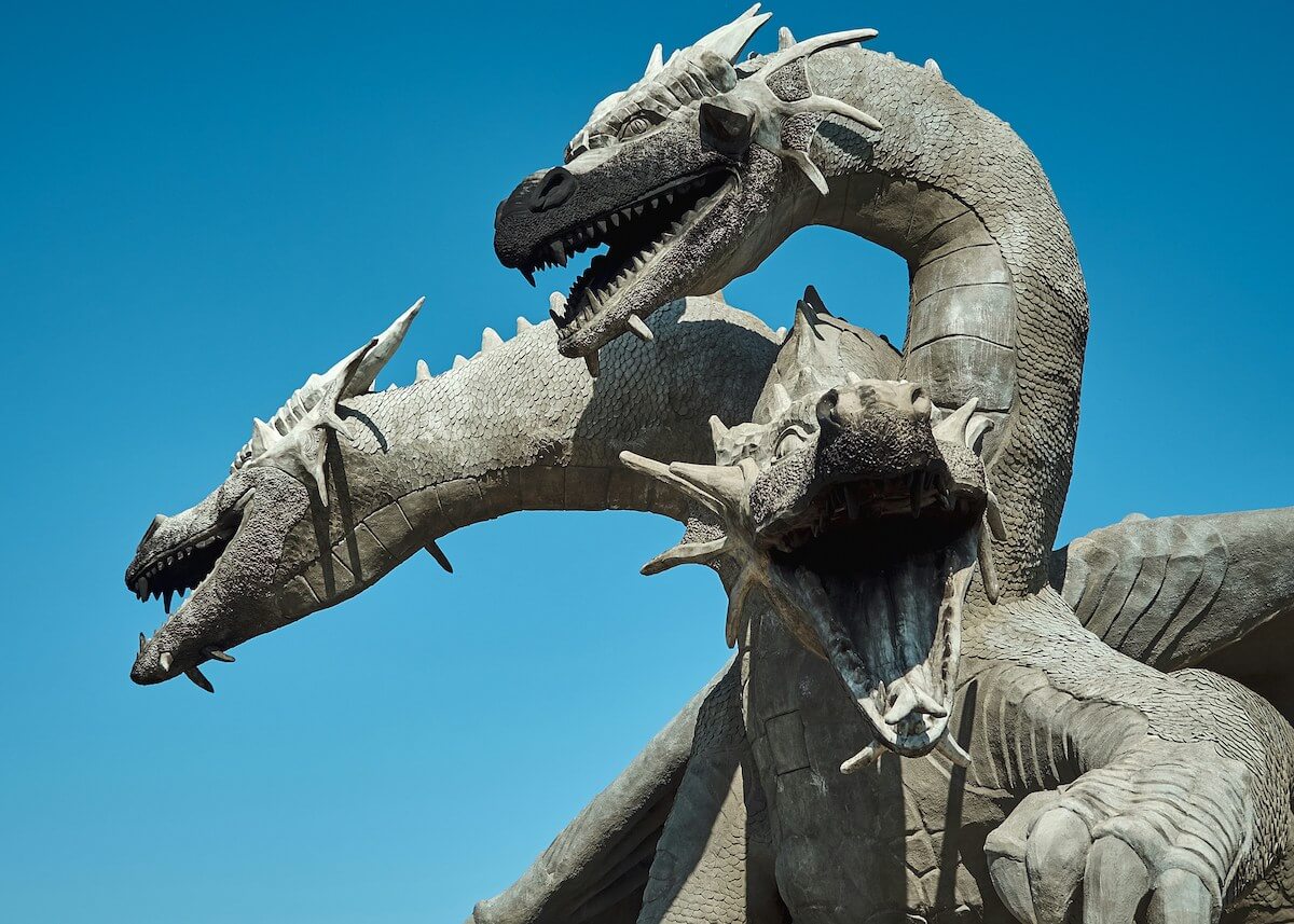 Unsplash Three-headed dragon statue by Vlad Zaystev