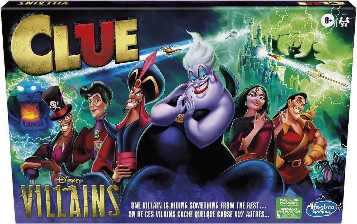 hasbro disney villains clue