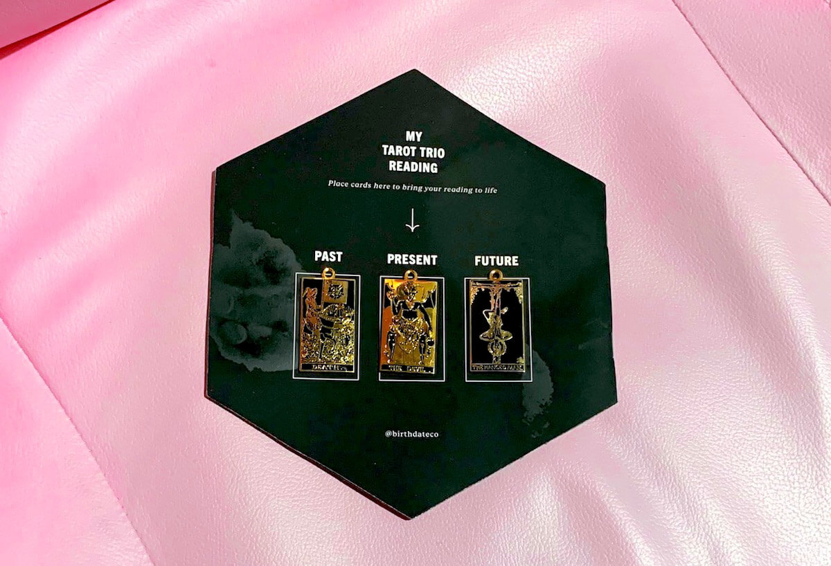 Birthdate Co. tarot trio my tarot reading