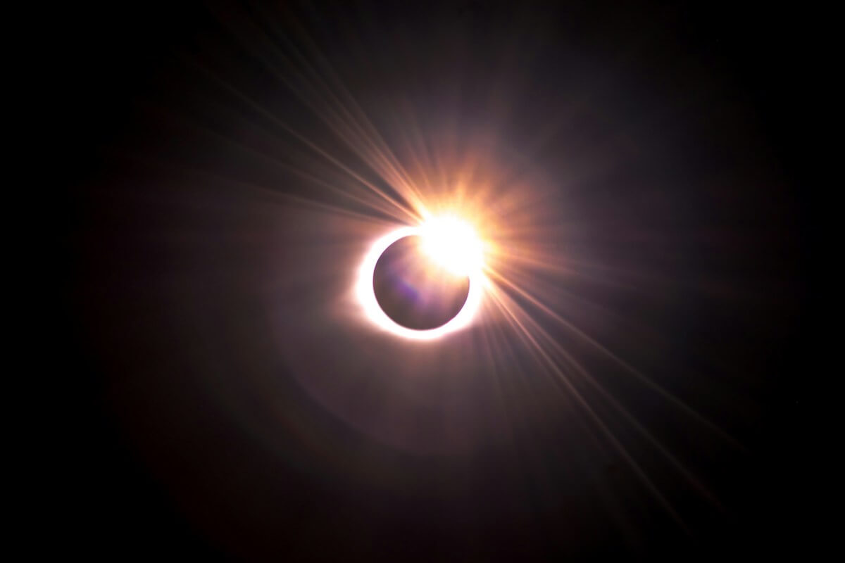 Unsplash: Solar eclipse photo by Justin Dickey