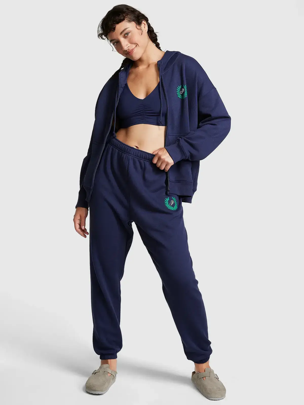 victoria's secret pink sweatsuit