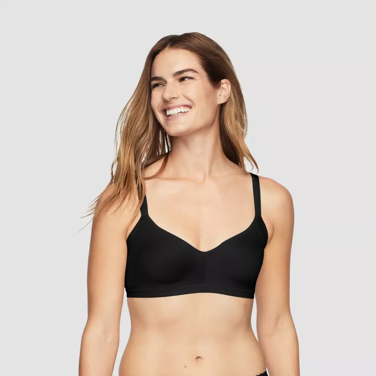 warners wireless underarm support bra