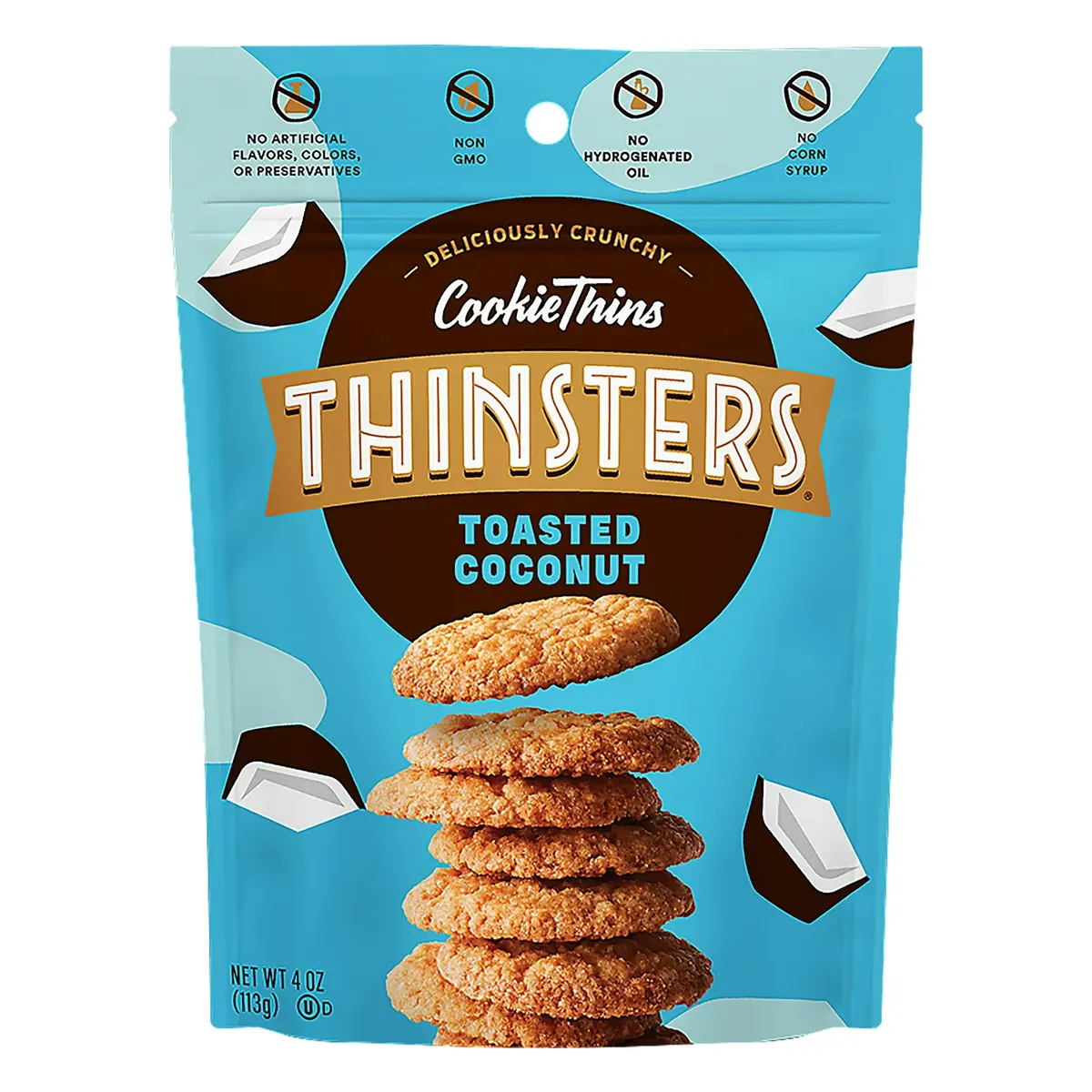 thinsters toasted coconut cookies