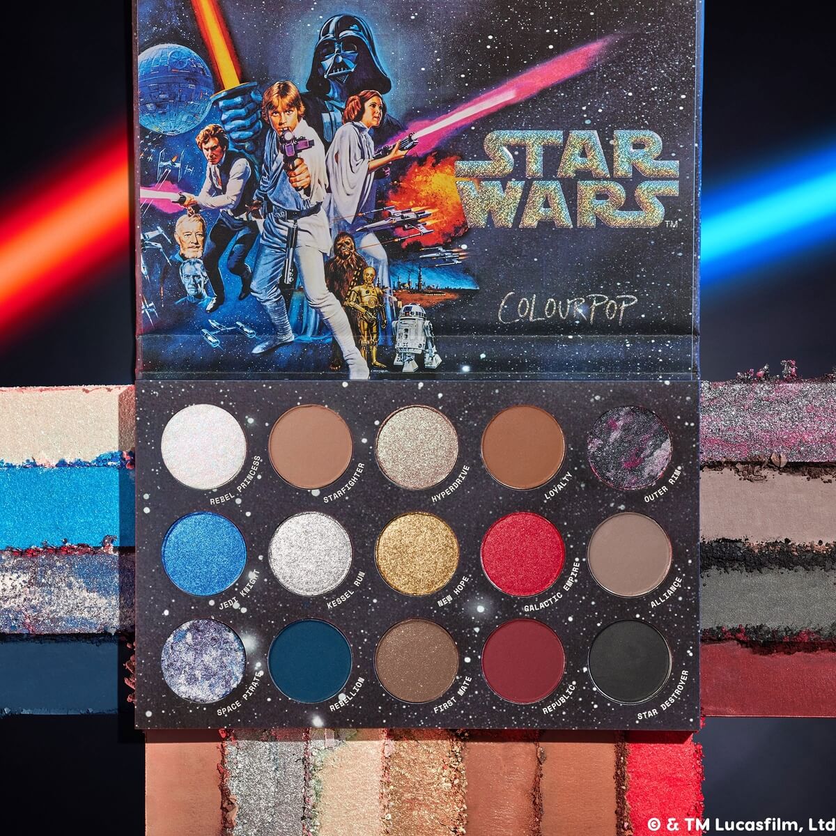 colourpop star wars palette