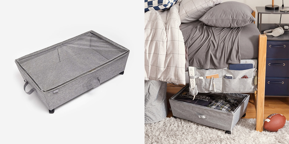 Dormify Under-the-Bed Storage Bin on Wheels