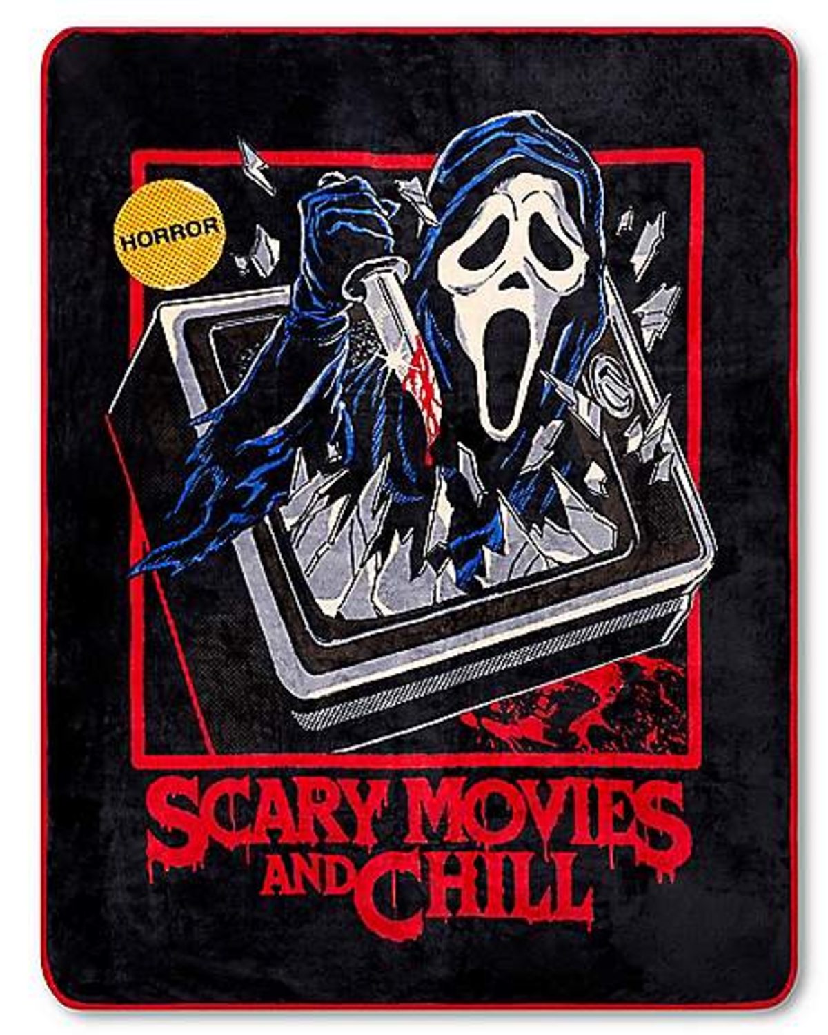 spencer's scary movies and chill blanket