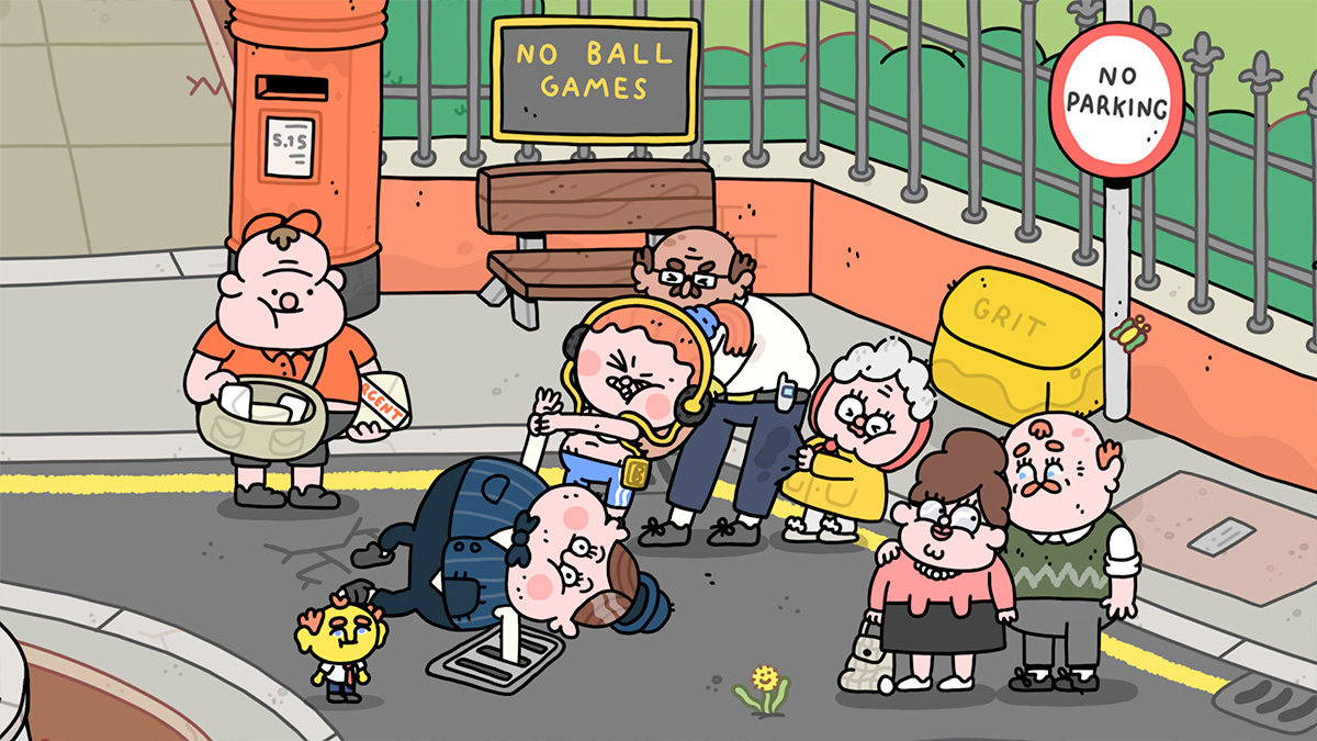 Thank Goodness You're Here: Arm stuck in hole