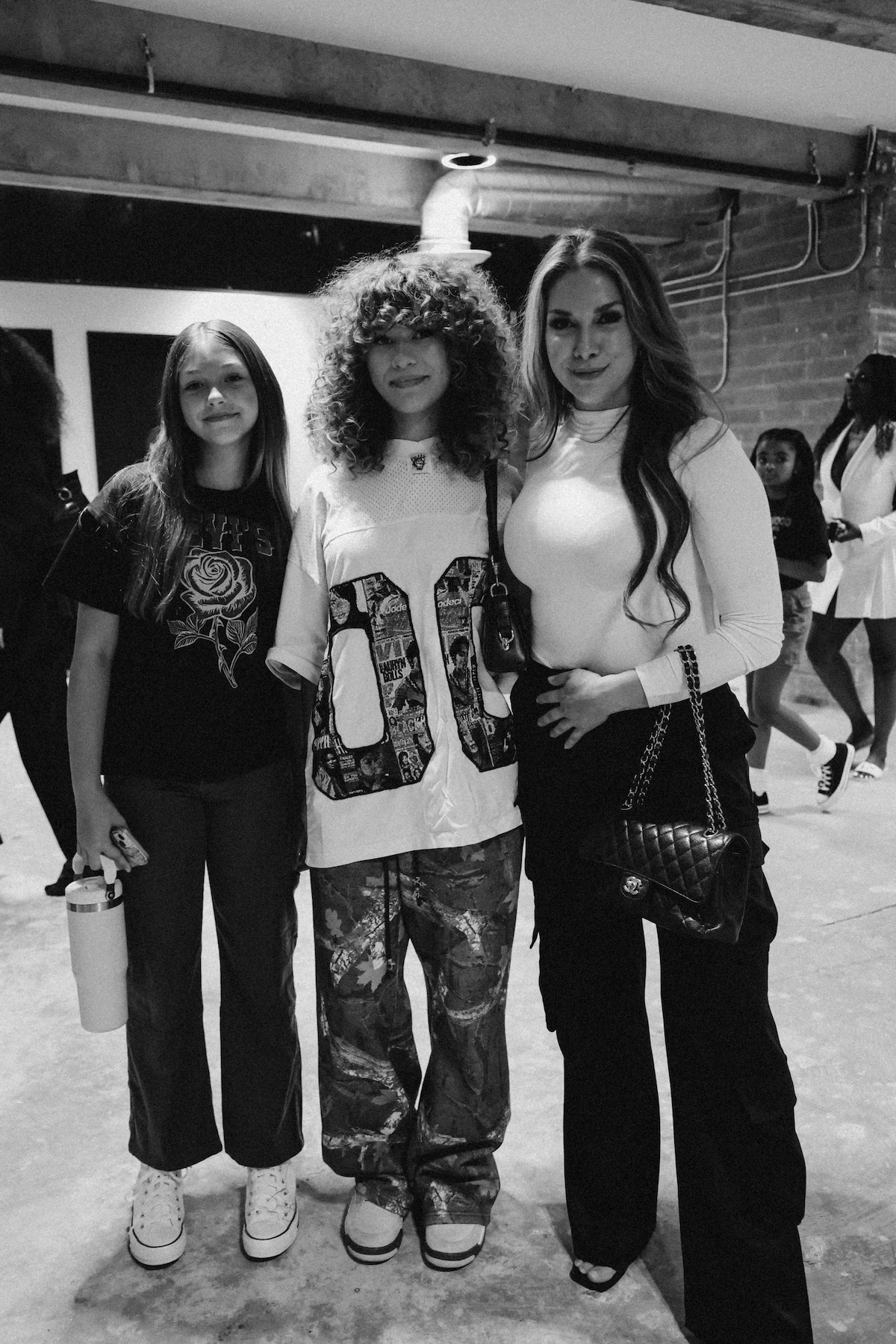 Allison Holker and family at Rookie Kids Fashion Show 2024