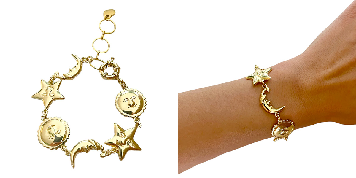 Charming Charm Bracelets - The Sage Vintage Moons Bracelet