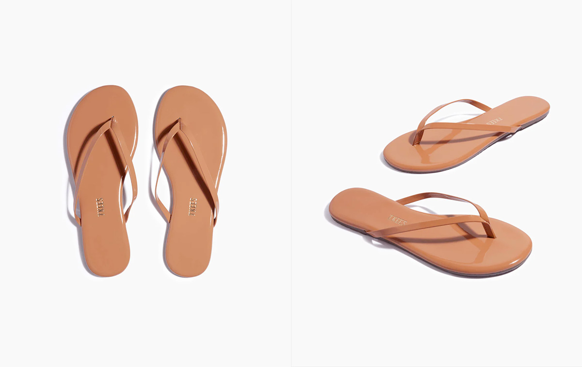 Elevated Fall Flip-Flops - TKEES Lily Glosses