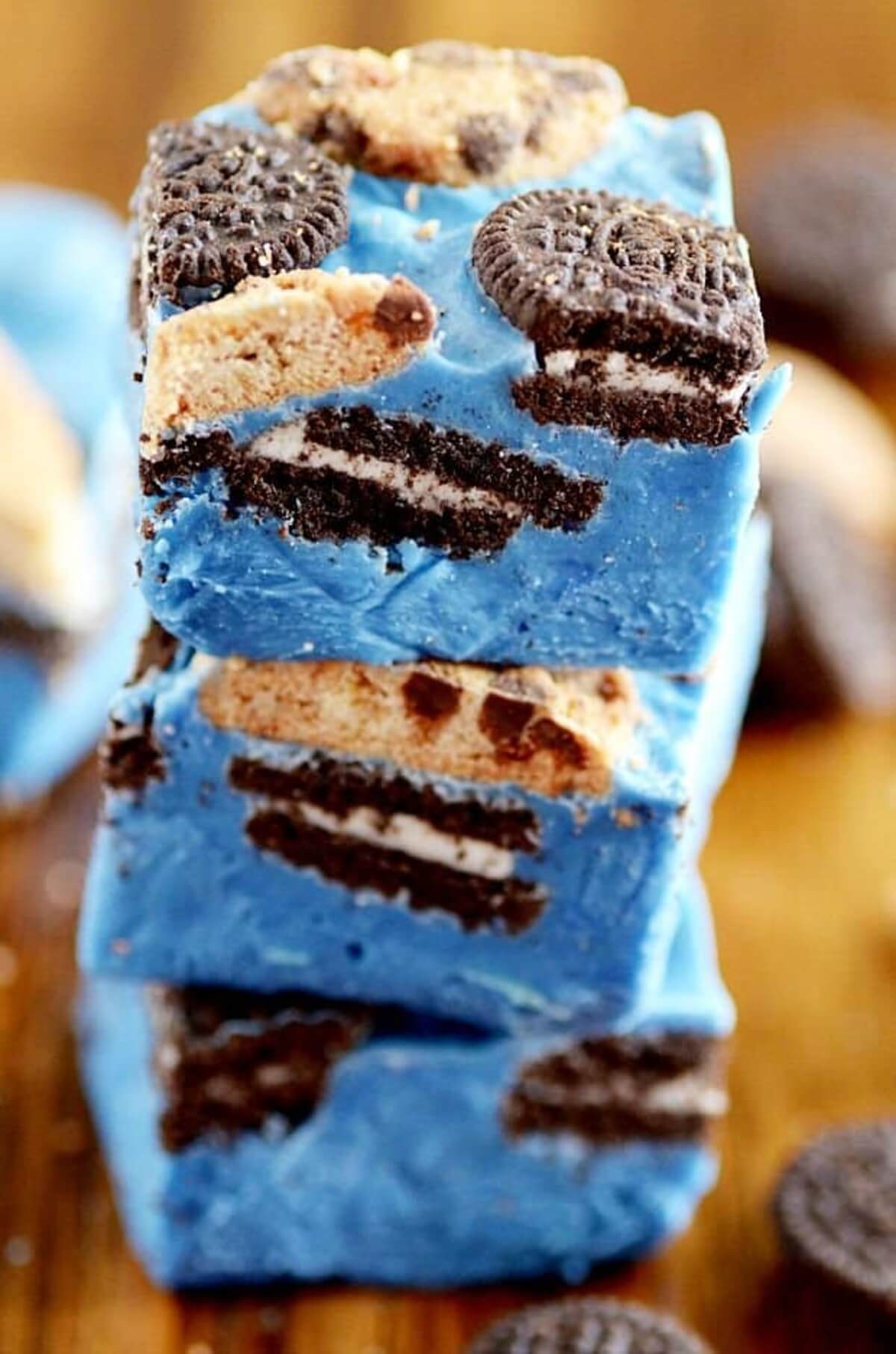 something swanky cookie monster fudge
