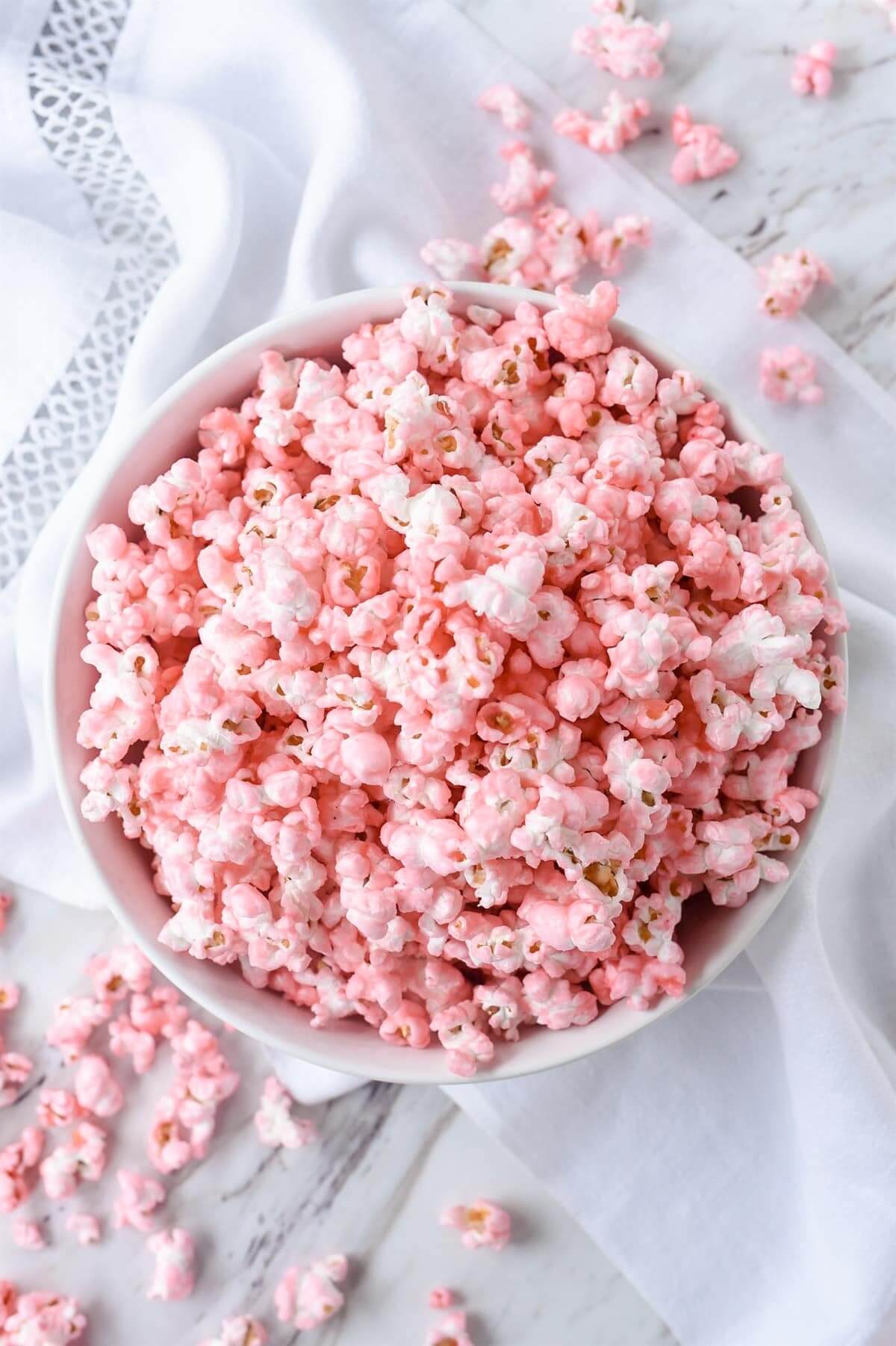 your homebased mom pink popcorn