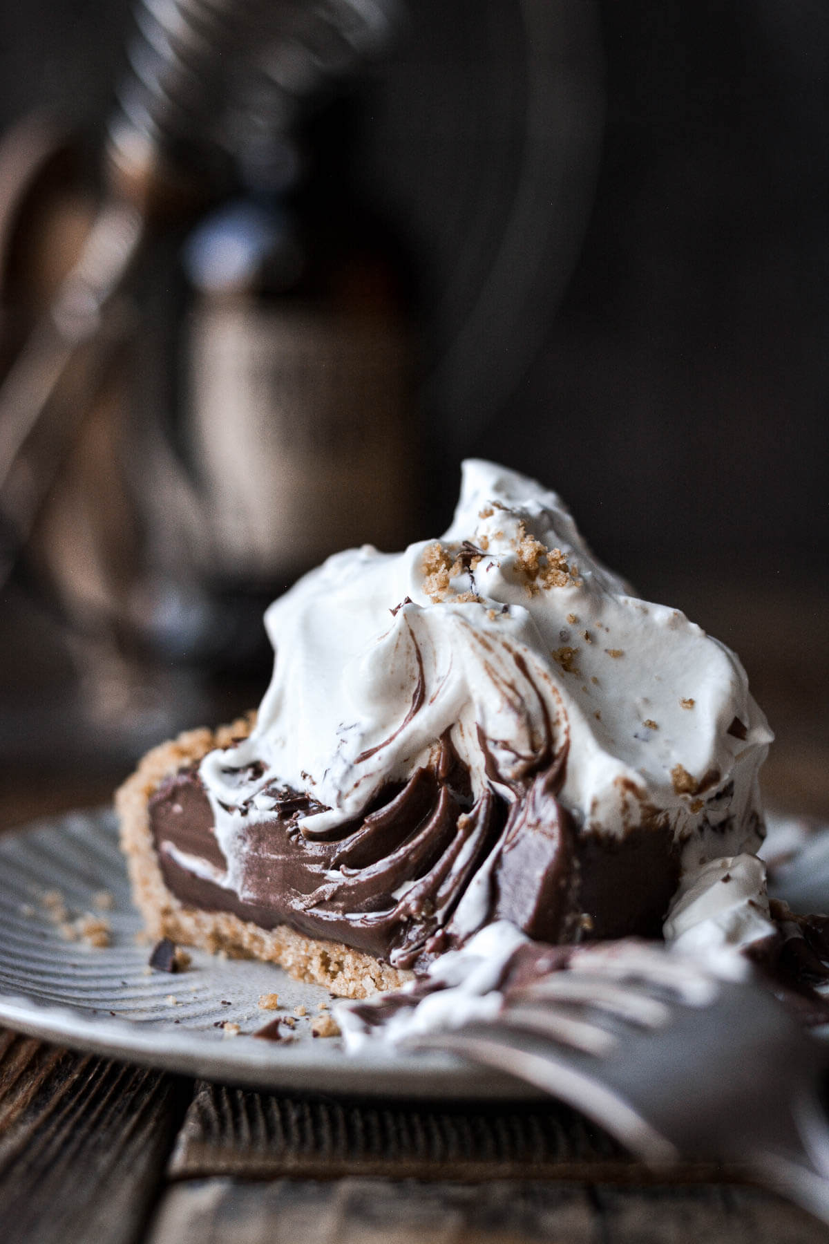 curly girl kitchen chocolate cream pie